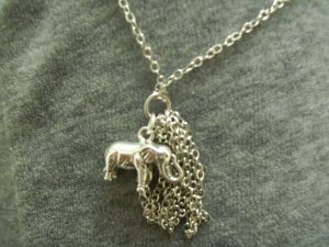 Necklace With elephat pendant