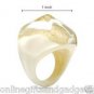 GENIUE MURANO GLASS Made in Italy Pleasant Brand New Cocktail Ring