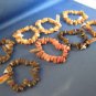 LOT OF 8 SEMI-PRECIOUS GEMSTONE STRETCH BRACELETS - NEW