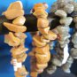 LOT OF 8 SEMI-PRECIOUS GEMSTONE STRETCH BRACELETS - NEW