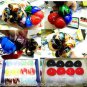 MIXED LOT OF 38 MURANO STYLE RINGS - GREAT DEAL!!!