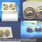 1980'S CLIP ON EARRINGS - GOLD OR SILVER CHOICES AUCTION IS FOR 1