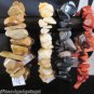 LOT OF 4 SEMI-PRECIOUS GEMSTONE STRETCH BRACELETS - NEW