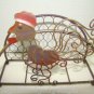STUNNING WIRE CHICKEN NAPKIN HOLDER