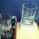 COLLECTORS TWO GLASS JAGUARS MUGS