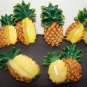 THIS AUCTION IS FOR TWO (2) PINEAPPLE MAGNETS ONE LARGE AND ONE SMALLER