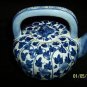 ADORABLE GLAZED CERAMIC TEAPOT 7.5" DIAMETER