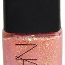 NARS ~ SUPER ORGASM ~ Nail Polish .25 oz (peachy pink with gold glitter)