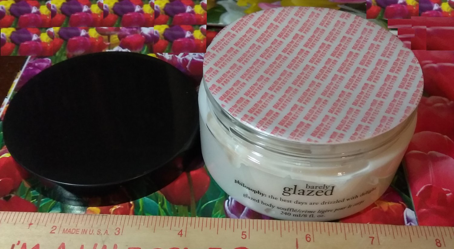 Philosophy BARELY GLAZED Glazed Body Souffle 8 oz / 240 ml Full