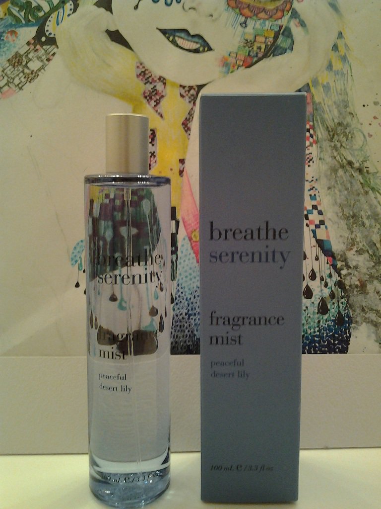 Breathe SERENITY Peaceful Desert Lily Fragrance Mist 100 ml / 3.3 oz