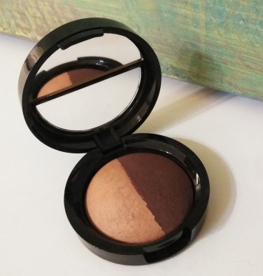 Laura Geller Baked Eye Shadow Duo ~ HONEY BUTTER + BORDEAUX BUZZ ~ Full Size