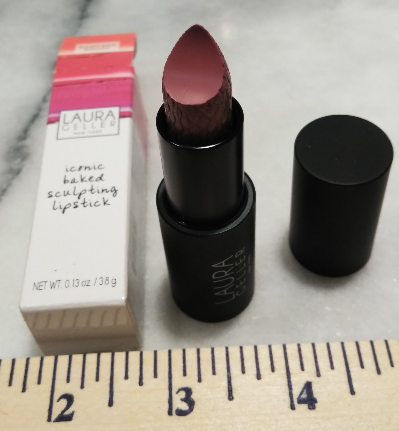 Laura Geller Iconic Baked Sculpting Lipstick ~ Bryant Park Blossom Muted Plum ~ 13 Oz Full Size 9485