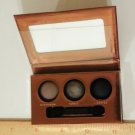 Laura Geller CHOCOLATE TRUFFLE Eyeshadow Palette 3 x .01 oz / .4 g Full Size + Sponge Applicator