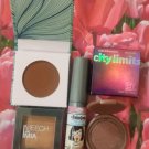 Lot 4 Eye Lip Travel Size ~ Balm Lip Stain + Laura Sanchez + IBY City Limits + Meech Mia Eyeshadow
