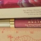 STILA Stay All Day Liquid Lipstick  ~ PATINA SHIMMER ~  .10 oz/ 3 ml Full Size