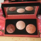 Laura Geller Baked Blush + Eyeshadow Palette~ SABLE SHIMMER + NUDE FROST + GOLDEN APRICOT ~
