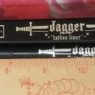 Kat Von D Dagger Tattoo Eye Liner ~ TROOPER BLACK ~  .019 oz / .55 ml  Full Size