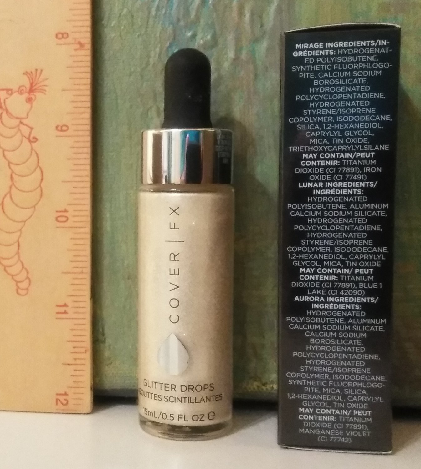 Cover FX Glitter Drops MIRAGE .5 oz / 15 ml Full Size