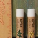 NOYAH Organic Lip Balm Set ~ Peppermint + Vanilla ~ 2 x 4.25 g Full Size