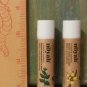 NOYAH Organic Lip Balm Set ~ Peppermint + Vanilla ~ 2 x 4.25 g Full Size