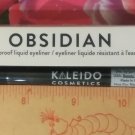 Kaleido Cosmetics Waterproof Liquid Eyeliner ~ OBSIDIAN (blackest black) ~  .07 oz / 2 g Full Size