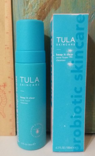 Tula Keep It Clear Acne Foam Cleanser  6.3 oz / 180 ml Full Size