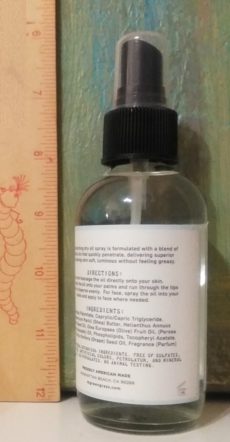 M Greengrass Dry Oil Spray BEACH AIR 4 oz / 118 ml Full Size