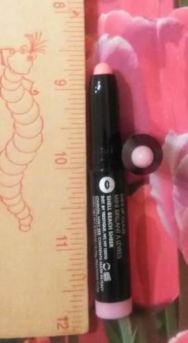 Trestique Mini Lip Glaze ~ SHELL BEACH SHEER ~  .025 oz / .7 g Travel Size