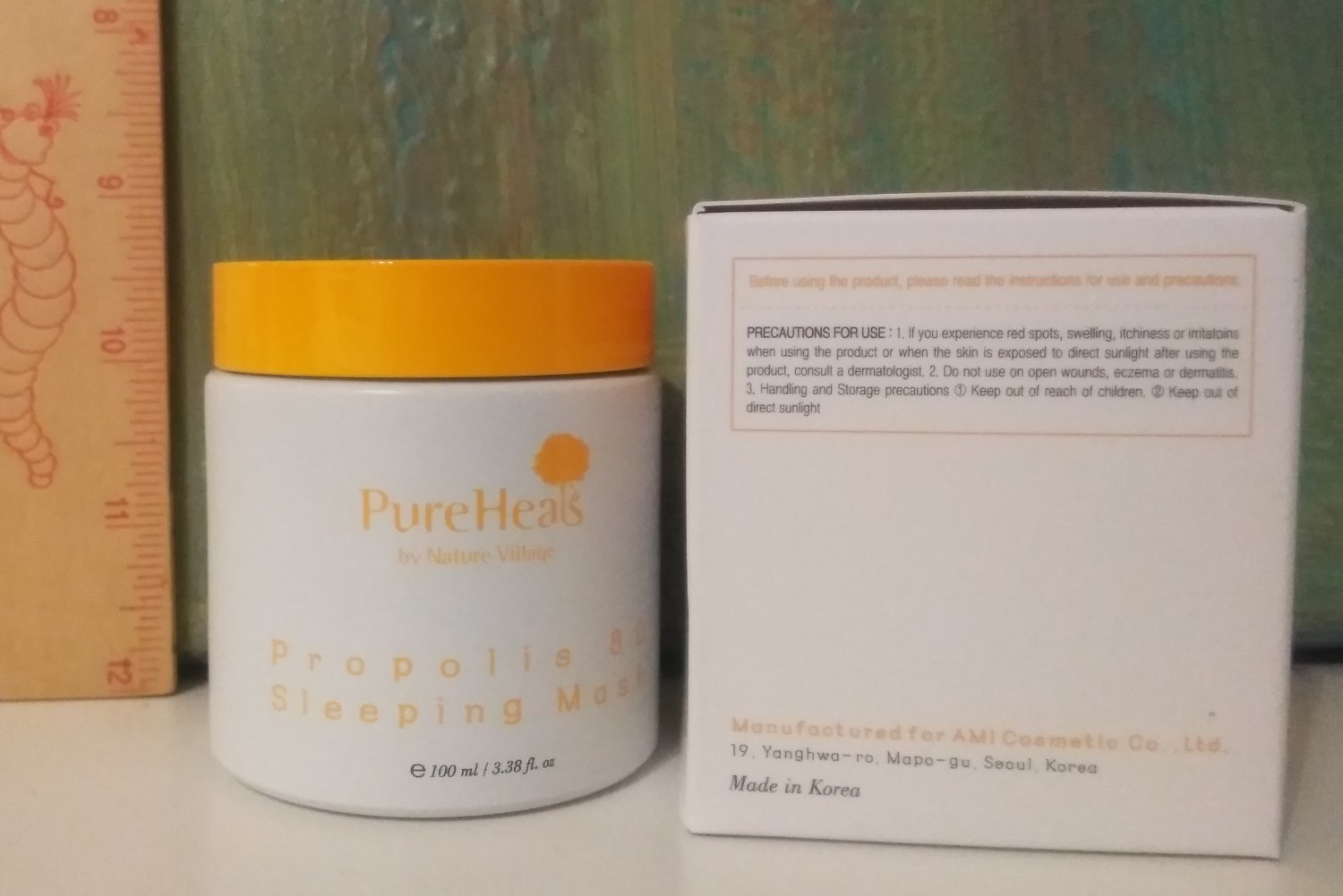 PureHeals Propolis 80 Sleeping Mask 3.38 oz / 100 ml Full Size