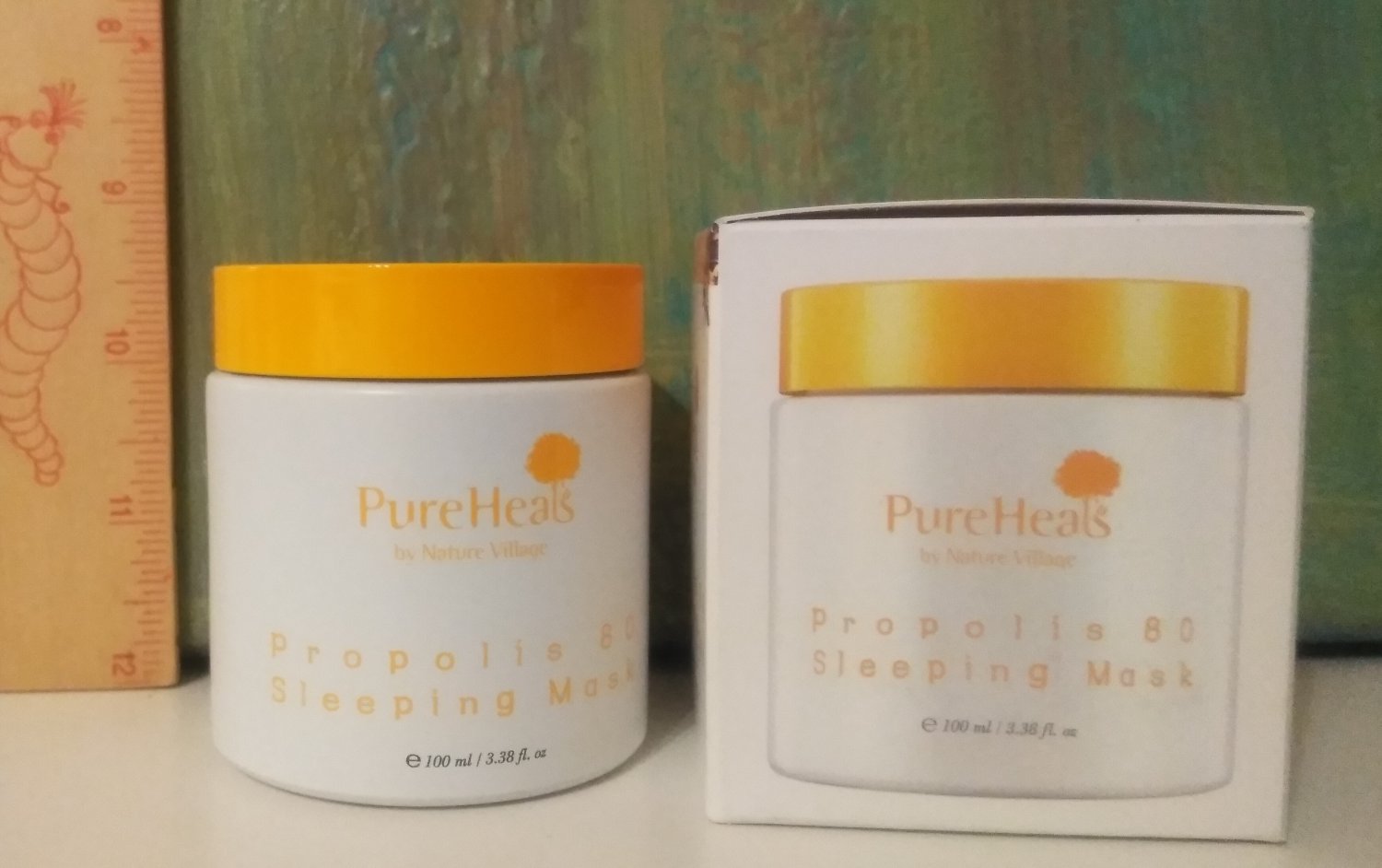 PureHeals Propolis 80 Sleeping Mask 3.38 oz / 100 ml Full Size