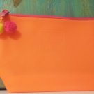 Boxycharm Neon Jelly Pouch ~ NEON ORANGE ~ Full Size 10 inch x 7 inch