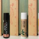 Lot of 3 Full Size Lip Balms - Moroccan Magic ROSE + Lasting Smiles PEACH BLOSSOM + Noyah PEPPERMINT