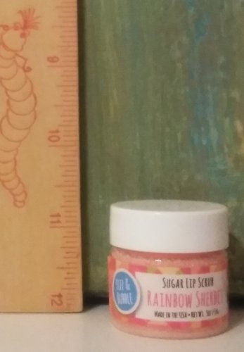 Fizz & Bubble Lip Scrub ~ RAINBOW Sherbet ~ 1 oz / 28 g Full Size