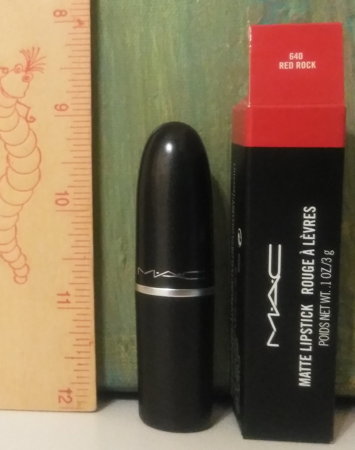 MAC Cosmetics Matte Lipstick ~ RED ROCK ~ .1 oz / 3 g Full Size