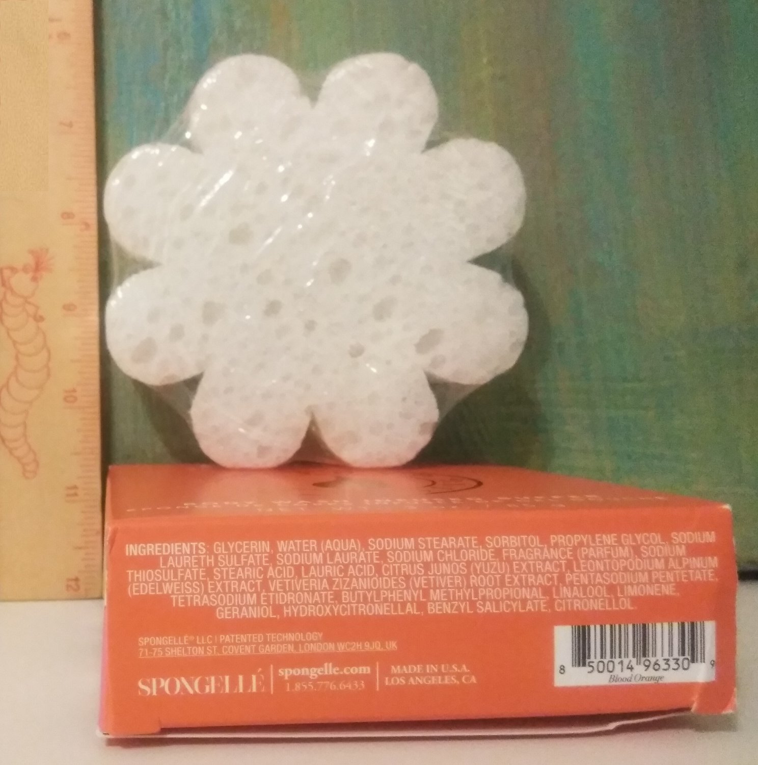 Spongelle MultiUse Boxed Flower Body Wash Infused Buffer BLOOD