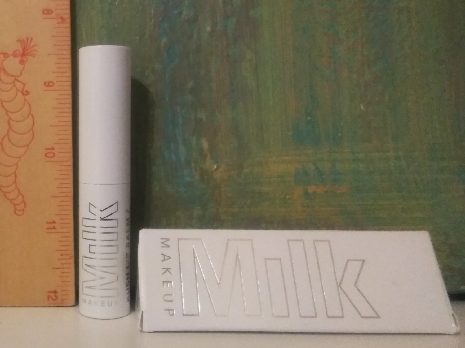 Milk Makeup Kush Lip Balm BUBBLE (sheer neutral rose with golden shimmer) .1 oz / 3 g Full Size