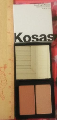 Kosas Color & Light Pressed Powder Blush + Highlighter Duo Palette ~ CONTRACHROMA ~ .28 oz / 8 g