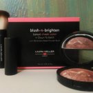 Laura Geller Blush n Brighten ~ DOWN TO EARTH ~ .32 oz + Retractable Brush
