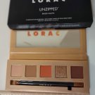Lorac Unzipped Eyeshadow Palette ~ BRAZEN ~ .37 oz / 10.5 g Full Size 5 Colors + Dual Ended Brush