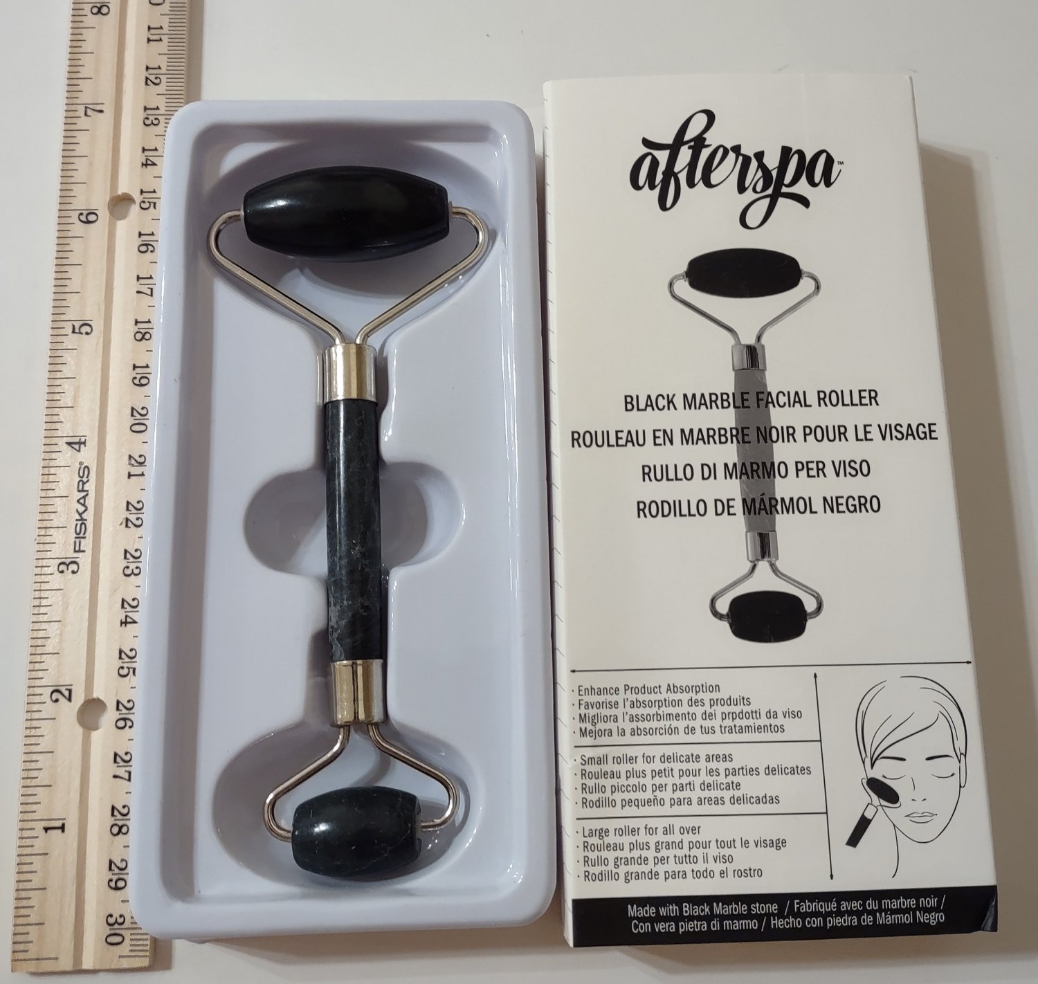 Afterspa Black Marble Facial Roller