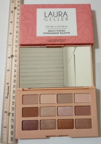 Laura Geller Multi Finish Eyeshadow Palette ~ YOU'RE A NATURAL ~ 12 x .06 oz / 1.6 g Full Size