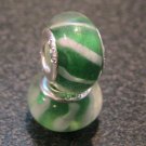 Murano Glass Bead 925 Silver fits Pandora & Troll S211 Green
