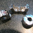 PINK Rhinestone Silver Stopper fits Pandora & Troll T105