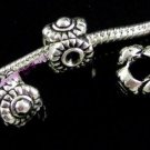 OVAL EYE Silver Spacer fits Pandora & Troll P301