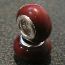 Murano Glass Bead 925 Silver fits Pandora & Troll S248 Solid Blood Red