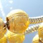 Carved GOLD Spacer fits Pandora & Troll P304