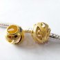 Hollow Weave GOLD Spacer fits Pandora & Troll P305