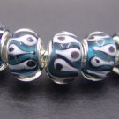 Murano Glass Bead 925 Silver fits Pandora & Troll S282 Turquoise