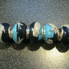 Fimo Bead fits Pandora & Troll S310 Blues & Gray