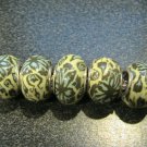 Fimo Bead fits Pandora & Troll S311 Light Green & Light Blue